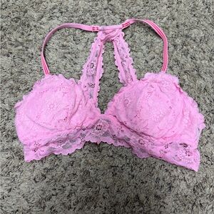 aerie Pink Lace Bralette